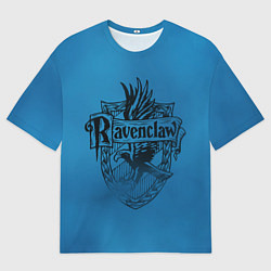 Футболка оверсайз мужская Когтевран Хогвартс, цвет: 3D-принт