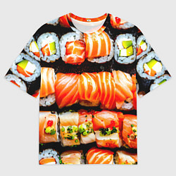 Мужская футболка оверсайз Сет роллов