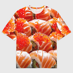 Мужская футболка оверсайз Ролл Филадельфия