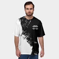 Футболка оверсайз мужская Arctic Monkeys - лого, цвет: 3D-принт — фото 2