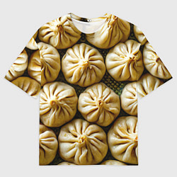 Футболка оверсайз мужская Хинкали, цвет: 3D-принт