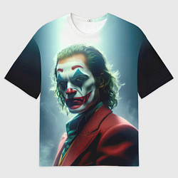 Футболка оверсайз мужская Джокер портрет, цвет: 3D-принт