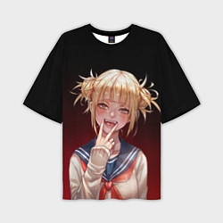 Мужская футболка оверсайз Himiko Toga league of villains