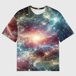 Мужская футболка оверсайз Космическая туманность