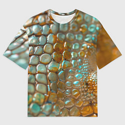 Мужская футболка оверсайз Почувствуй себя змеей