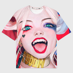 Футболка оверсайз мужская Харли квин, цвет: 3D-принт