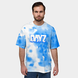 Футболка оверсайз мужская Dayz зима, цвет: 3D-принт — фото 2