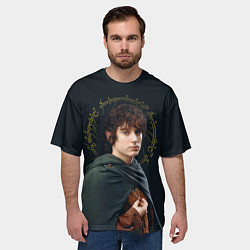 Футболка оверсайз мужская Фродо - Властелин колец, цвет: 3D-принт — фото 2