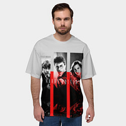 Футболка оверсайз мужская Гарри Поттер и его друзья, цвет: 3D-принт — фото 2