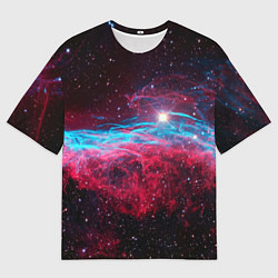 Мужская футболка оверсайз Uy scuti star - neon space