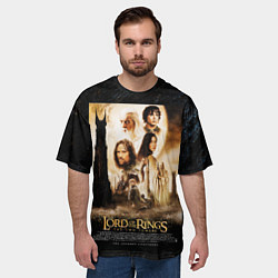 Футболка оверсайз мужская Lord of the rings - the two towers, цвет: 3D-принт — фото 2