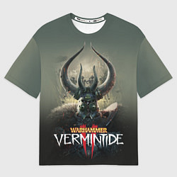 Футболка оверсайз мужская Warhammer - Vermintide 2, цвет: 3D-принт