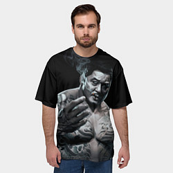 Футболка оверсайз мужская Ma Dong Seok - yakudza, цвет: 3D-принт — фото 2