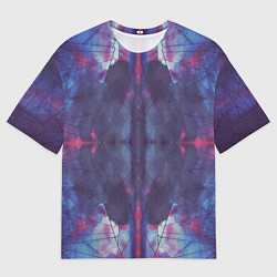 Мужская футболка оверсайз Космическая паутина
