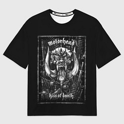 Мужская футболка оверсайз Motorhead - kiss of death