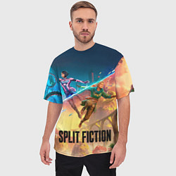 Футболка оверсайз мужская Главные герои Split fiction, цвет: 3D-принт — фото 2
