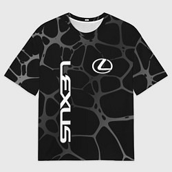 Футболка оверсайз мужская Lexus - монохромный, цвет: 3D-принт