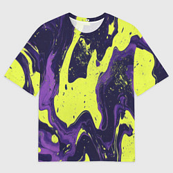 Мужская футболка оверсайз Камуфляжный пятна