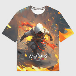 Футболка оверсайз мужская Assassins Creed, цвет: 3D-принт