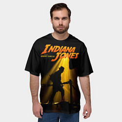Футболка оверсайз мужская Indiana Jones, цвет: 3D-принт — фото 2
