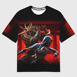 Мужская футболка оверсайз Assassins Creed Тени