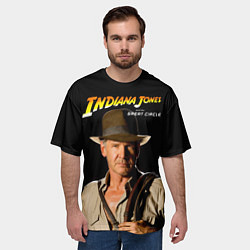 Футболка оверсайз мужская Indiana Jones and the Great Circle, цвет: 3D-принт — фото 2