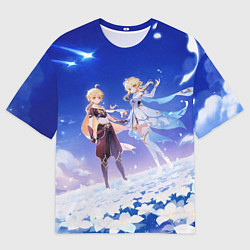 Футболка оверсайз мужская Aether and Lumine, цвет: 3D-принт