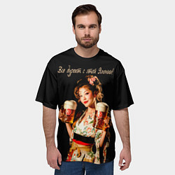 Футболка оверсайз мужская Все дуреют с этой Японии, цвет: 3D-принт — фото 2