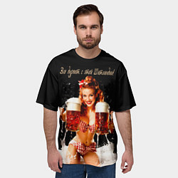 Футболка оверсайз мужская Все дуреют с этой Шотландии, цвет: 3D-принт — фото 2