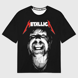 Футболка оверсайз мужская Metallica - James Hetfield, цвет: 3D-принт
