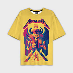 Футболка оверсайз мужская Metallica - Egypt, цвет: 3D-принт