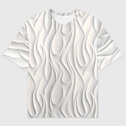 Мужская футболка оверсайз Рельефный узор