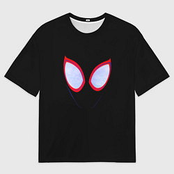 Мужская футболка оверсайз Человек паук глаза