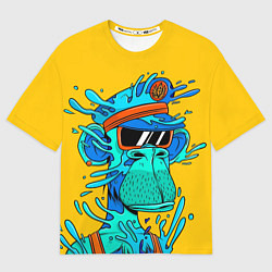 Футболка оверсайз мужская NFT water ape, цвет: 3D-принт