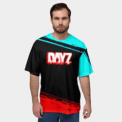 Футболка оверсайз мужская Dayz neon color, цвет: 3D-принт — фото 2