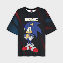 Футболка оверсайз мужская Sonic, цвет: 3D-принт