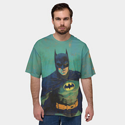 Футболка оверсайз мужская Злой Бэтмен, цвет: 3D-принт — фото 2