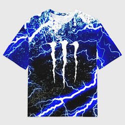 Мужская футболка оверсайз Monster storm energy