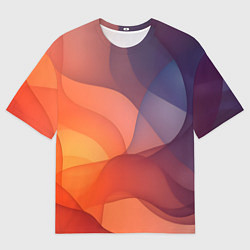 Футболка оверсайз мужская Летящая вуаль, цвет: 3D-принт
