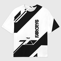 Мужская футболка оверсайз Farcry6 геометрия полосы