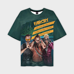 Футболка оверсайз мужская Far Cry villains, цвет: 3D-принт