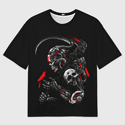 Футболка оверсайз мужская Ронин самурай киборг, цвет: 3D-принт