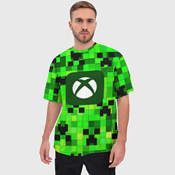Футболка оверсайз мужская Minecraft xbox, цвет: 3D-принт — фото 2