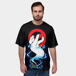 Футболка оверсайз мужская Охотники за привидениями, цвет: 3D-принт — фото 2