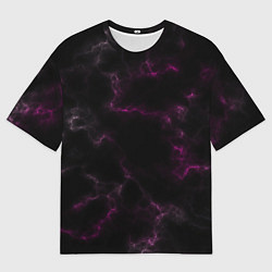 Футболка оверсайз мужская Black pink, цвет: 3D-принт