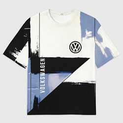 Мужская футболка оверсайз Volkswagen логотип
