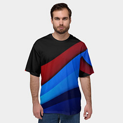 Футболка оверсайз мужская Multicoloured, цвет: 3D-принт — фото 2