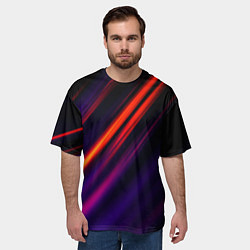 Футболка оверсайз мужская Multicolored, цвет: 3D-принт — фото 2