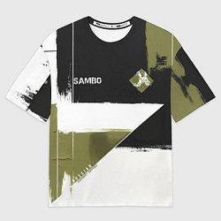 Мужская футболка оверсайз Русское самбо
