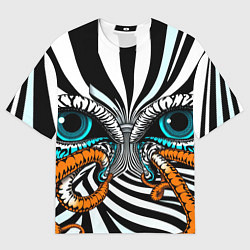 Мужская футболка оверсайз Глаз и щупальца